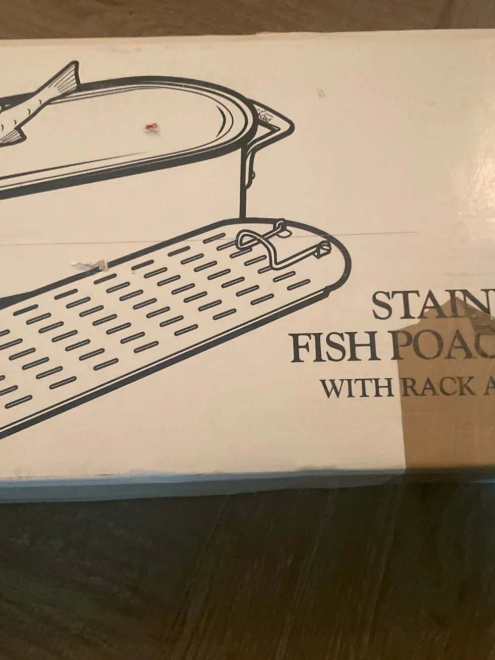 ALL CLAD TRI-PLY STAINLESS STEEL 3 PIECE FISH POACHER W/ FISH HANDLE (RARE) NEW